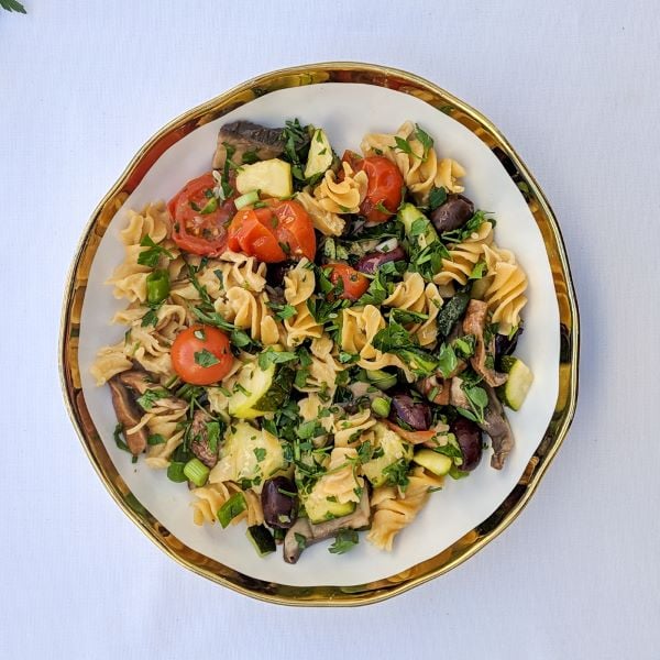 Vegan High Protein Veggie Pasta Recipe